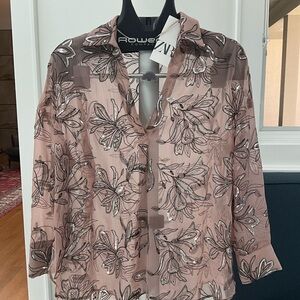 Women's Pink Floral Top